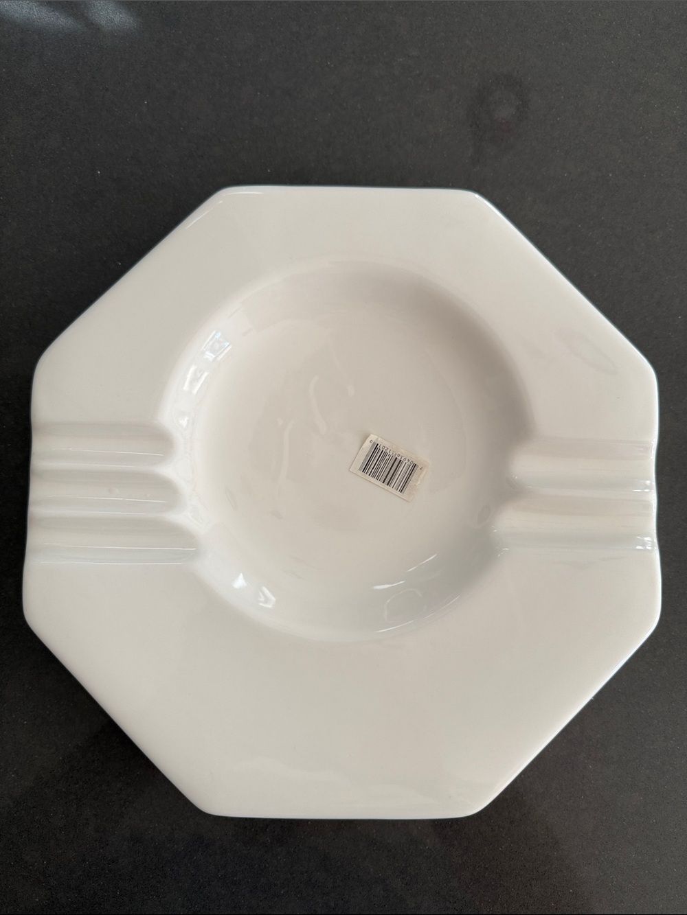 Mid-Century Octagonal Ceramic Ash Tray